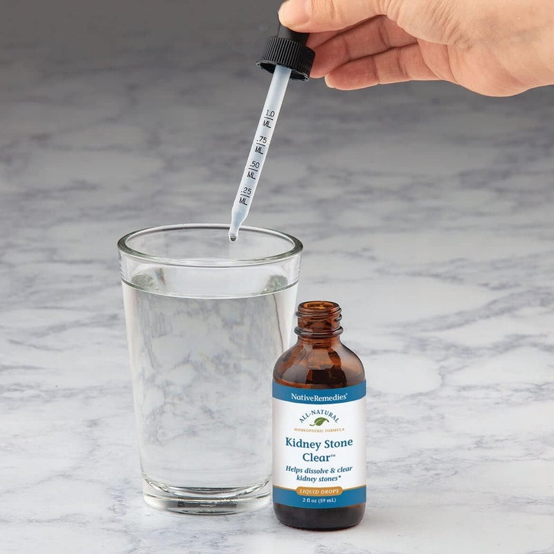 Native Remedies Kidney Stone Clear - Homeopathic Formula for Dissolving and Clearing Kidney Stones - 59 mL - Image 3